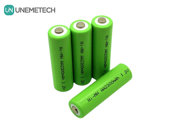 OEM ODM NiMH Baterai 1.2V AA 2300mAh Baterai isi ulang AA2300 Untuk Mikrofon Wireless