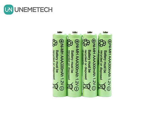 Baterai Ni-MH AAA 1.2V 300mAh Baterai isi ulang untuk lampu surya dan remote controller