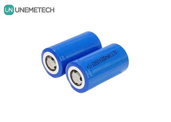 3.7V 6500mAh baterai lithium ion isi ulang 32650 Baterai litium militer kapasitas tinggi