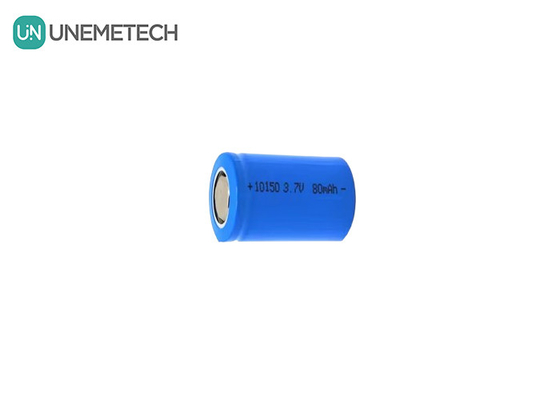 3.7V 80mAh Baterai Li-Ion Silinder kecil yang dapat diisi ulang 10150 Untuk pemotong rambut hidung Turbo