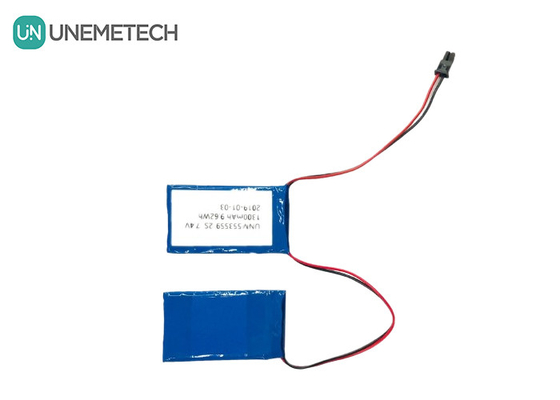 2C Tingkat Pelepasan Tinggi Lipo Baterai Paket 553559 7.4V 1300mAh 2S Untuk Artificial Limb