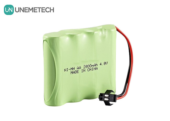 4.8V Nikel-Metal Hydride Baterai 2800mAh Baterai AA isi ulang
