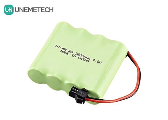 4.8V Nikel-Metal Hydride Baterai 2800mAh Baterai AA isi ulang