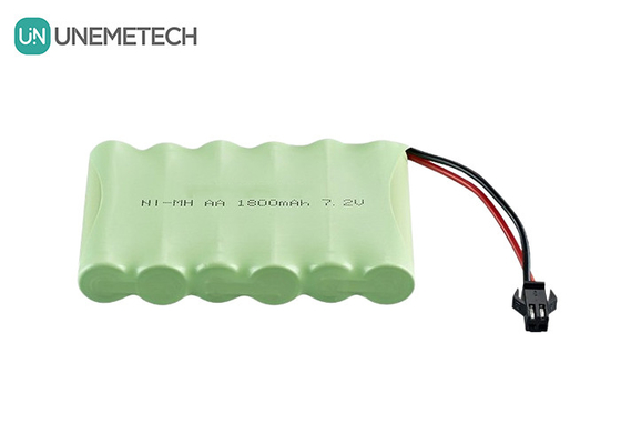 7.2V NiMH Baterai Paket 1800mAh Baterai Nikel Metal Hydride Untuk Kendaraan Kontrol Jauh