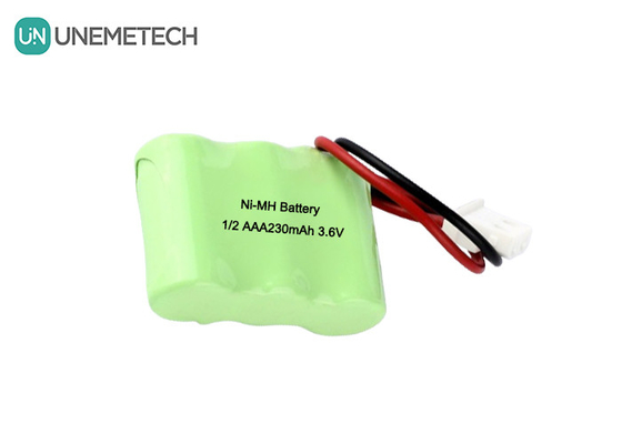 1/2AAA NiMH Baterai isi ulang 3.6V 230mAh Baterai isi ulang Kolom