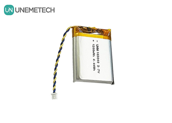 3.7V Baterai Li Polymer isi ulang 103040 1200 mAh untuk Perangkat Medis dan Lampu LED