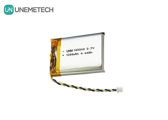 3.7V Baterai Li Polymer isi ulang 103040 1200 mAh untuk Perangkat Medis dan Lampu LED