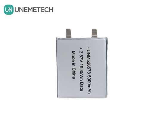 526578 3.87V Tegangan Tinggi LiPo Baterai 5000mAh 4.45V Pengisian Tegangan Untuk Power Bank