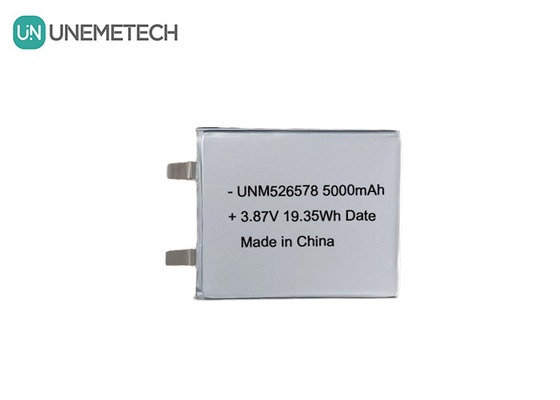 526578 3.87V Tegangan Tinggi LiPo Baterai 5000mAh 4.45V Pengisian Tegangan Untuk Power Bank