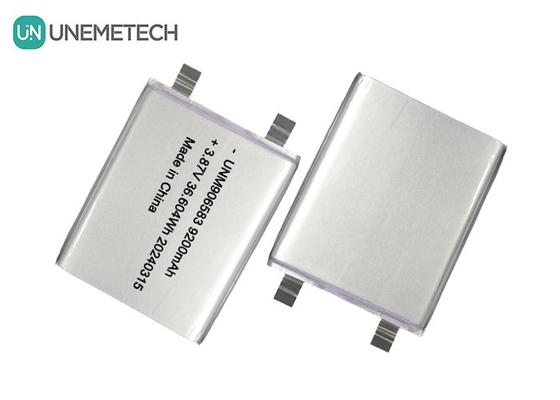 3.87V 9200mAh 906583 Baterai Lithium Ion Tegangan Tinggi Paket Untuk Power Bank