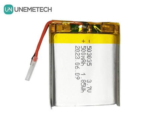 500mAh Lithium Polymer Battery 503035 3.7V LiPo Baterai Isi Ulang untuk Elektronik Portable