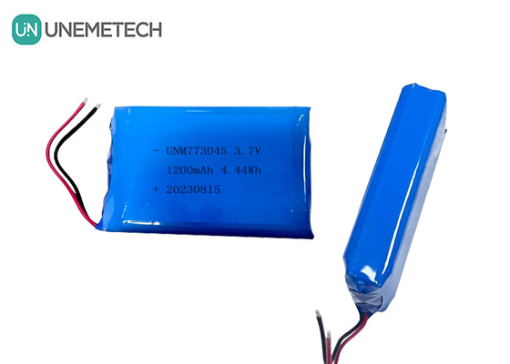 Baterai Li-Polymer 3.7V 1200mAh 773045 1S Baterai LiPo untuk pemindai sidik jari