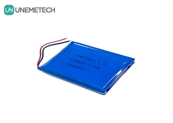 Baterai Li-Polymer 3.7V 1200mAh 773045 1S Baterai LiPo untuk pemindai sidik jari