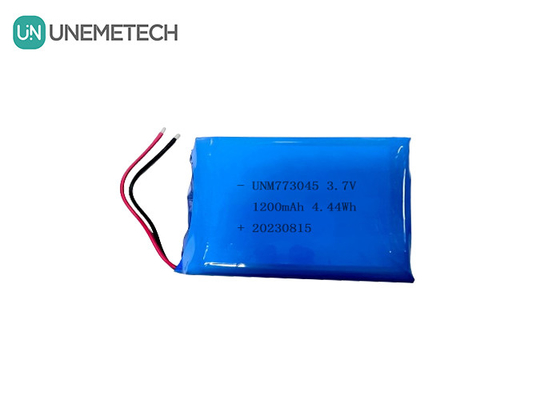 Baterai Li-Polymer 3.7V 1200mAh 773045 1S Baterai LiPo untuk pemindai sidik jari