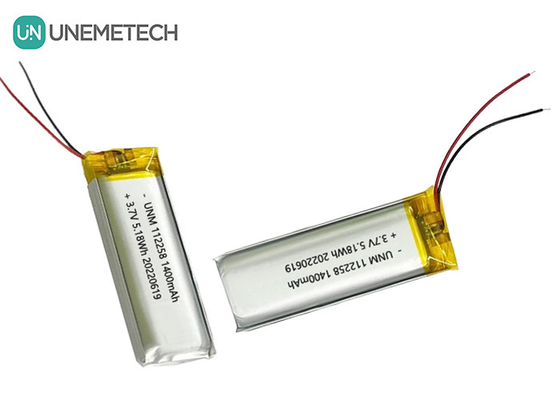3.7V Li-ion baterai isi ulang 1400mAh 112258 untuk Power Bank Portable