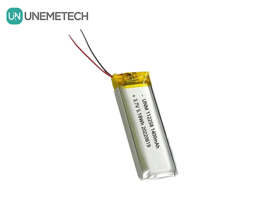 3.7V Li-ion baterai isi ulang 1400mAh 112258 untuk Power Bank Portable