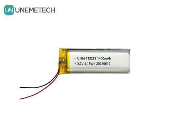 3.7V Li-ion baterai isi ulang 1400mAh 112258 untuk Power Bank Portable