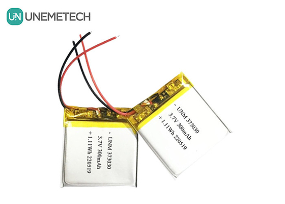 3.7V 300mAh LiPo baterai isi ulang 373030 untuk Bluetooth Speaker