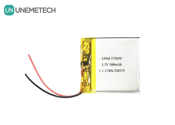 3.7V 300mAh LiPo baterai isi ulang 373030 untuk Bluetooth Speaker