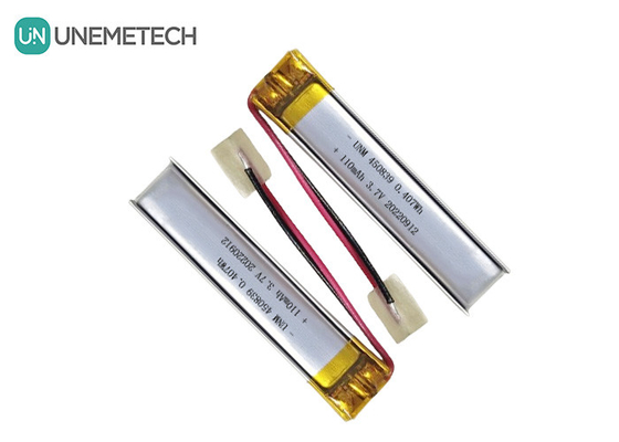 Desain presisi 3.7V 110mAh Baterai LiPo Baterai Lithium Polymer 450839