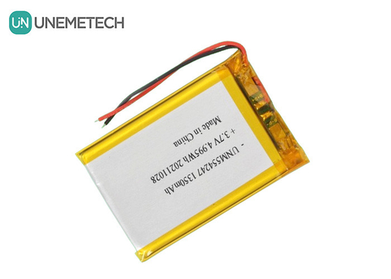 3.7V 1350mAh Baterai Li-Ion Polymer yang dapat diisi ulang 554247 untuk Mini Drone