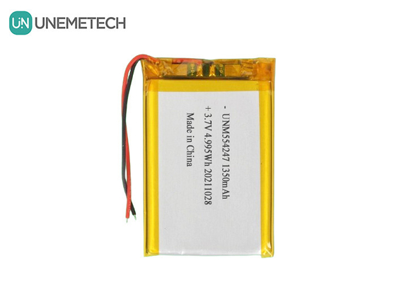 3.7V 1350mAh Baterai Li-Ion Polymer yang dapat diisi ulang 554247 untuk Mini Drone