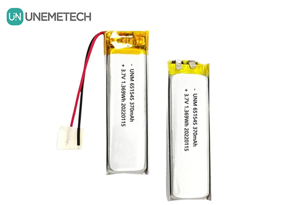 3.7V 370mAh 651545 Baterai Lithium Li-ion Polimer Isi Ulang untuk Produk Digital