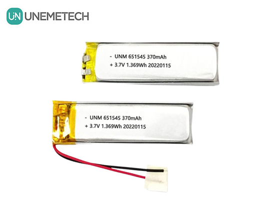 3.7V 370mAh 651545 Baterai Lithium Li-ion Polimer Isi Ulang untuk Produk Digital