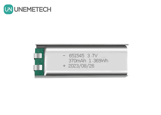 3.7V 370mAh 651545 Baterai Lithium Li-ion Polimer Isi Ulang untuk Produk Digital