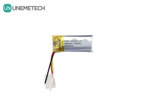 Kualitas 3.7V 380mAh baterai Li-Polymer isi ulang 101330 untuk jam tangan pintar pabrik