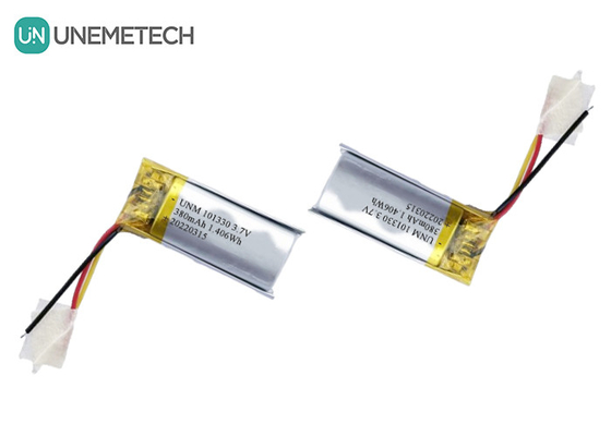 3.7V 380mAh baterai Li-Polymer isi ulang 101330 untuk jam tangan pintar