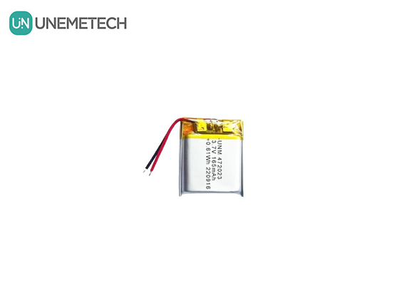 Baterai Li-Ion Lithium Polymer yang dapat diisi ulang 3.7V 165mAh 472023 MP3 Player Baterai