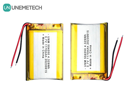 3.7V 1170mAh Integrasi lipo baterai isi ulang 504050 Untuk alat listrik