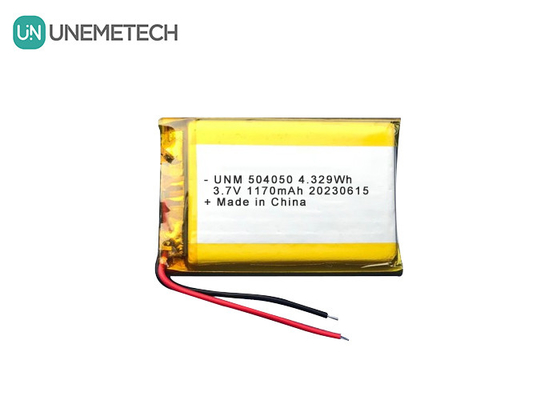 3.7V 1170mAh Integrasi lipo baterai isi ulang 504050 Untuk alat listrik