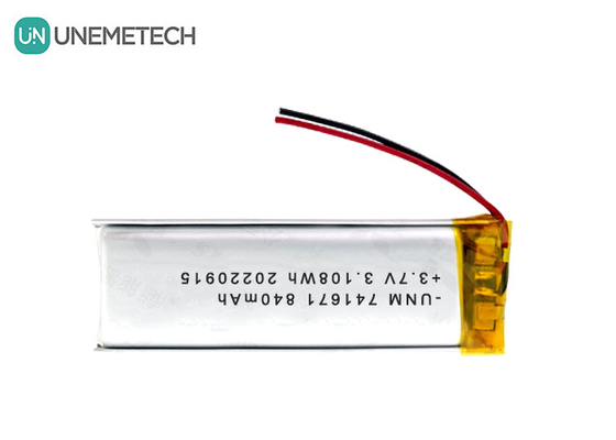 3.7V 840mAh Lipo Baterai Isi Ulang 741671 Untuk Smart Socket