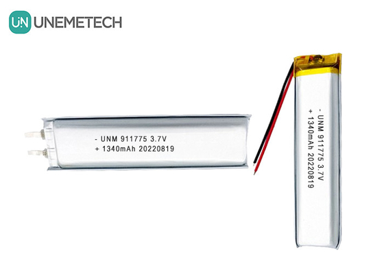 3.7V Lipo Baterai isi ulang 1340mAh Lithium Polymer Baterai 911775 untuk Smart Pen