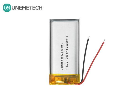 3.7V 1000mAh 102242 Baterai Lithium Ion Polimer Standar untuk Lampu Meja