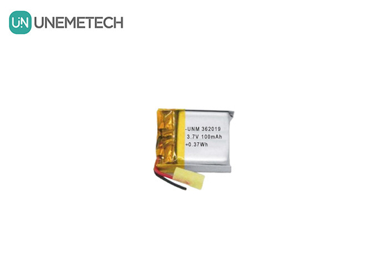 3.7V 100mAh Baterai Lithium Polymer Kecil 362019 untuk Headset Wireless