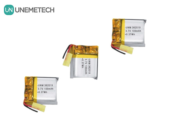 3.7V 100mAh Baterai Lithium Polymer Kecil 362019 untuk Headset Wireless