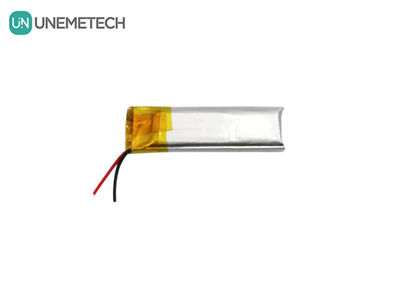 3.7V 80mAh 400930 Baterai Lithium Polymer Custom Berat Rendah Untuk Lilin Elektronik