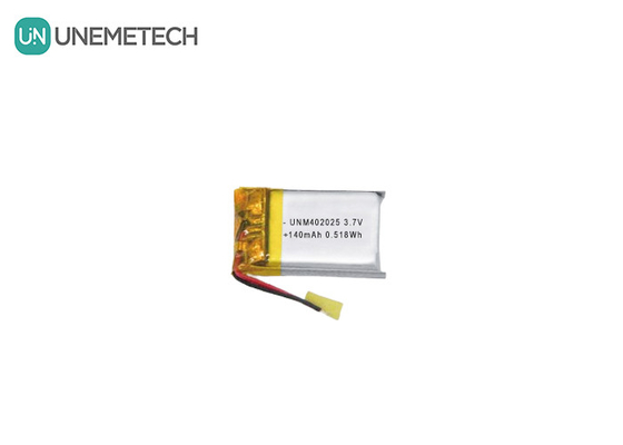 3.7V 140mAh 402025 Baterai isi ulang Baterai Lipo Untuk pijat kompak
