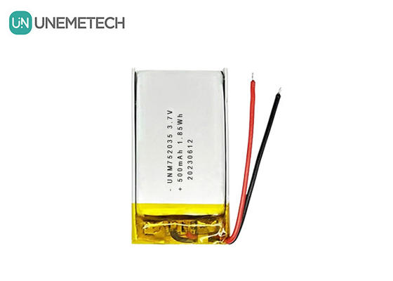3.7V 500mAh 752035 Baterai Litium Polimer Lanjutan Untuk Remote Control
