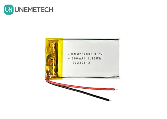 3.7V 500mAh 752035 Baterai Litium Polimer Lanjutan Untuk Remote Control