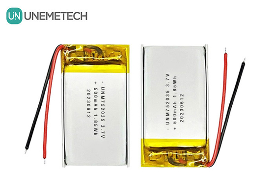 3.7V 500mAh 752035 Baterai Litium Polimer Lanjutan Untuk Remote Control