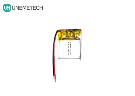 3.8V 48mAh Tegangan Tinggi Baterai Lithium Polymer Kecil 361215 untuk Perangkat RFID