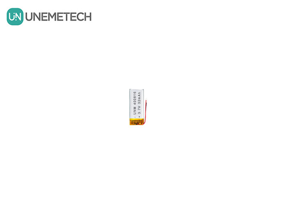 3.7V 32mAh Baterai LiPo kecil dapat diisi ulang 400816 Untuk termometer