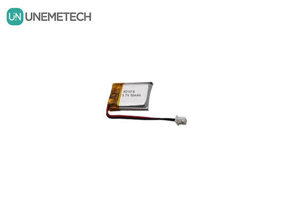 3.7V 50mAh Baterai Lithium Polymer Kecil 401419 untuk Perangkat Elektronik Kecil