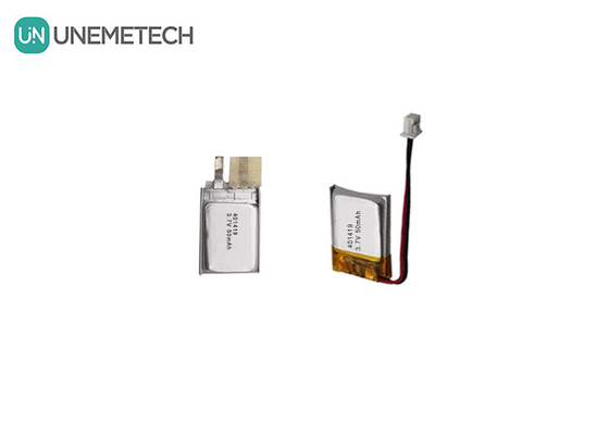3.7V 50mAh Baterai Lithium Polymer Kecil 401419 untuk Perangkat Elektronik Kecil