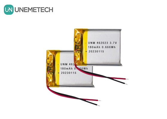3.7V 180mAh Baterai Li Ion 462023 Lipo Baterai isi ulang untuk mainan elektronik