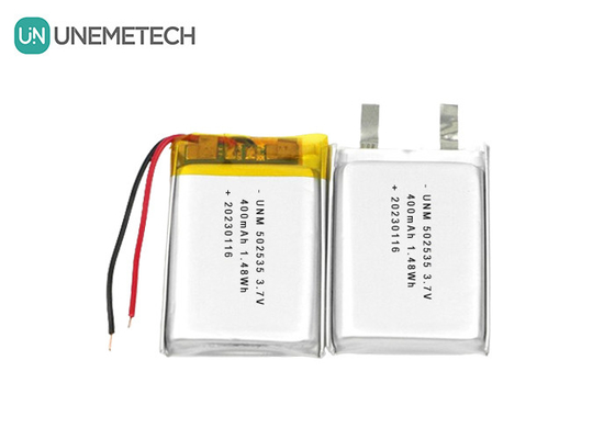 Li Polymer Battery Pack 502535 400mAh 3.7V baterai untuk Perkakas Elektronik